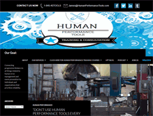 Tablet Screenshot of humanperformancetools.com